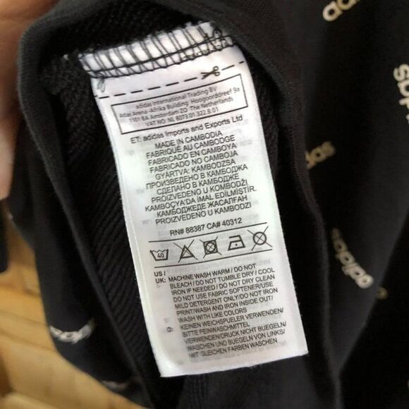 Adidas Large (16 / 18) Graphic‎ Longer Hoodie - Picture 7 of 10